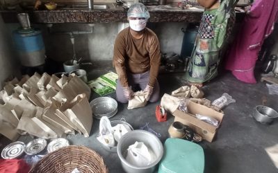 We Employed An Out-of-Work Food Delivery Guy For Our Sewa Work And Saved Him From Crisis