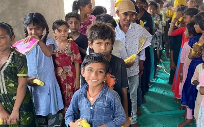 Daily Fruits Distribution For Malnourished Refugee Kids
