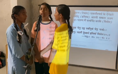 Watch: Pak Hindu Refugee Kids At Our Education Centre Reciting Vedic Mantras