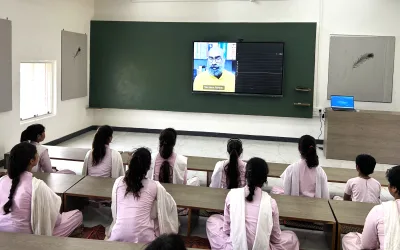 Brand New Smart Classroom At Kanya Gurukul Funded By Sewa Nyaya Utthan Foundation