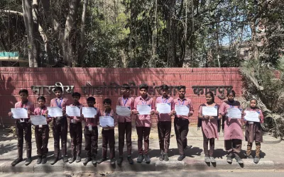 SNU Trains and Enables Govt Schoolkids From Sambhal to Shine at IIT Kanpur’s National Robotics Competition